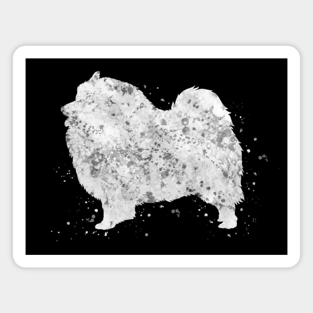 Keeshond dog Magnet by Yahya Art